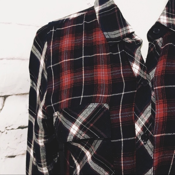 Rails Plaid Button Down Shirt Red and Blue Plaid size small - Picture 7 of 8